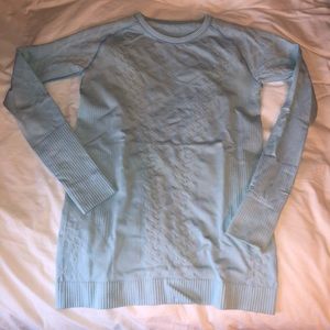 Lululemon Restless Pullover Heather Caspian Blue